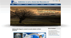 Desktop Screenshot of myrecoveryproject.com